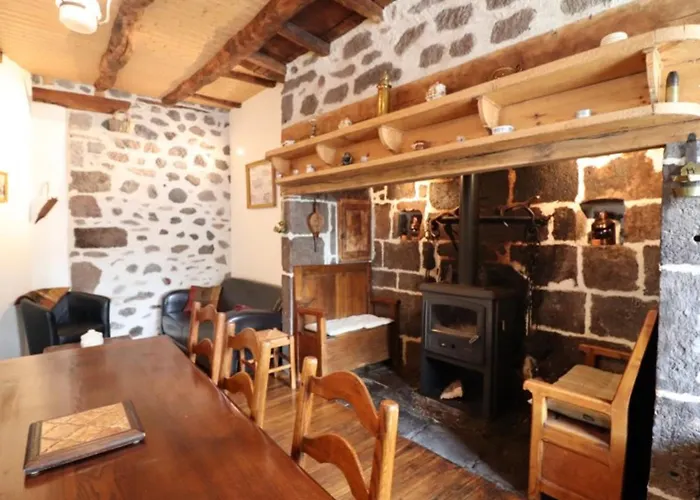 Maison De Caractere A Thiezac, 10 Pers, 5 Ch, Terrasse, Jardin, Ski A Proximite - Fr-1-742-385 תמונה