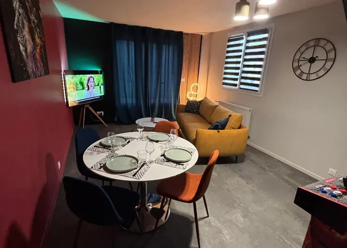 5 Min Moulins Duplex -Clim -Wifi -Borne D Arcade -Garage 25 Min Le Pal Apartment Yzeure photo