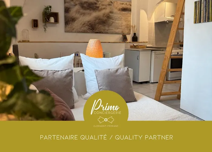 Cote Cour - Studio Voute By Prim0 C0Nciergerie Aubiere photo