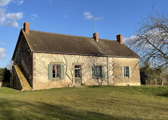 Grande Ferme Avec Piscine Privee Et Animaux Acceptes A Chappes - Fr-1-489-90 Villa foto